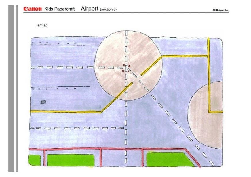 Airport Tarmac Cut-out