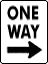 One Way Sign