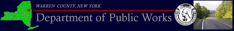 Warren County Department of Public Works, Warren County New York, New York State