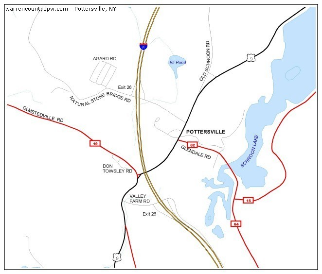 Map: Pottersville, NY