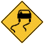 Slippery Pavement Sign