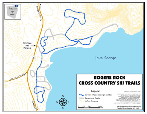 rogers rock cross country ski trails
