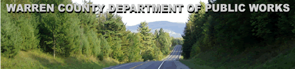 Photo: County Rt 11 in Bolton Landing  NY and Warren County DPW Title